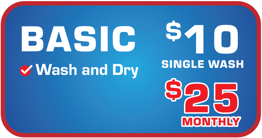 Clean & Shine. Unlimited Washes $25/mo. Single Wash $10.